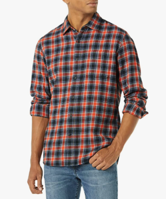 best fitting men's flannel shirts
